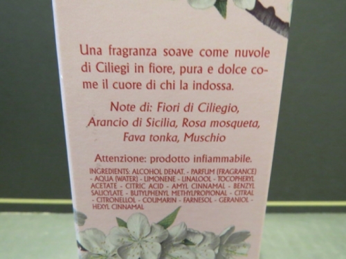 Profumo tra i ciliegi l'erbolario 50 ml