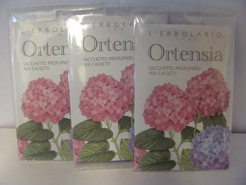 Sacchetto profumato per cassetto ortensia