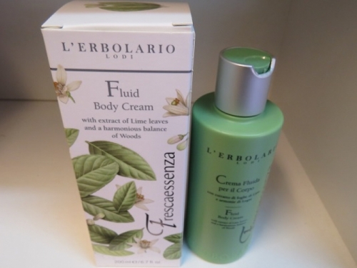 crema fluida corpo 200 ml frescaessenza erbolario