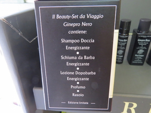 beauty-set da viaggio ginepro nero