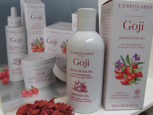 bagnoschiuma alle bacche di goji e al maqui