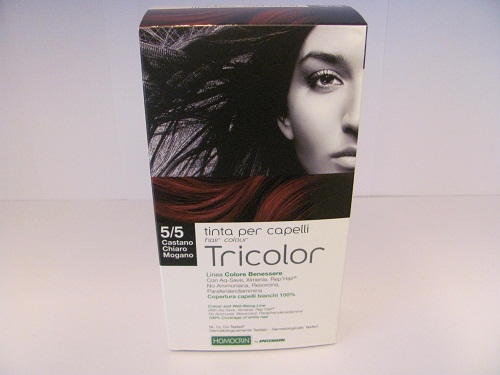Tinta castano chiaro mogano tricolor specchiasol