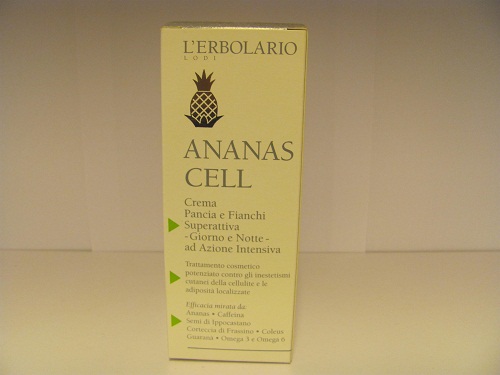 Crema pancia e fianchi superattiva ananas cell erbolario