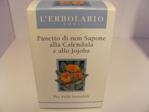 Panetto di non sapone alla calendula e al jojoba