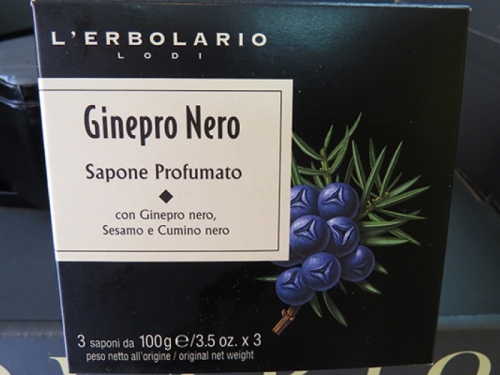 sapone confezione tris ginepro nero