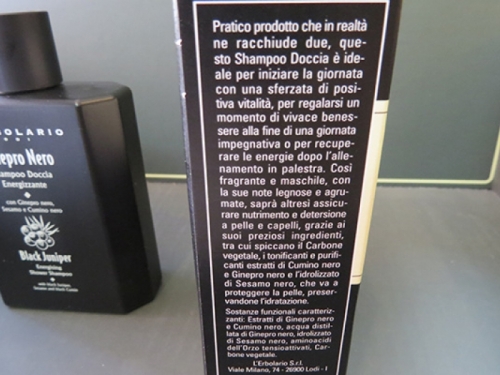 shampoo doccia energizzante ginepro nero