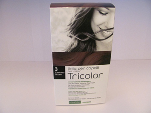 Tinta castano scuro tricolor specchiasol