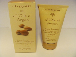 Crema detergente da massaggio argan