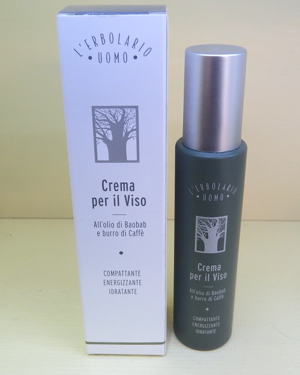 Crema viso erbolario uomo