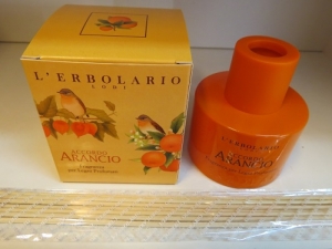 Fragranza per legni profumati accordo arancio