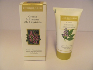 Crema schiarente alla liquirizia
