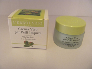 Crema viso per pelli impure