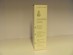 Idruscrub ad azione levigante ananas cell erbolario