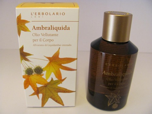 Olio per il corpo ambraliquida